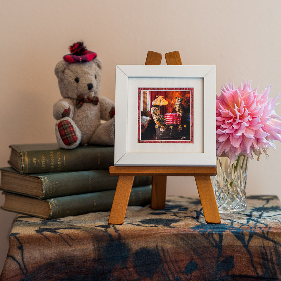 Photo of the framed TinyArt print