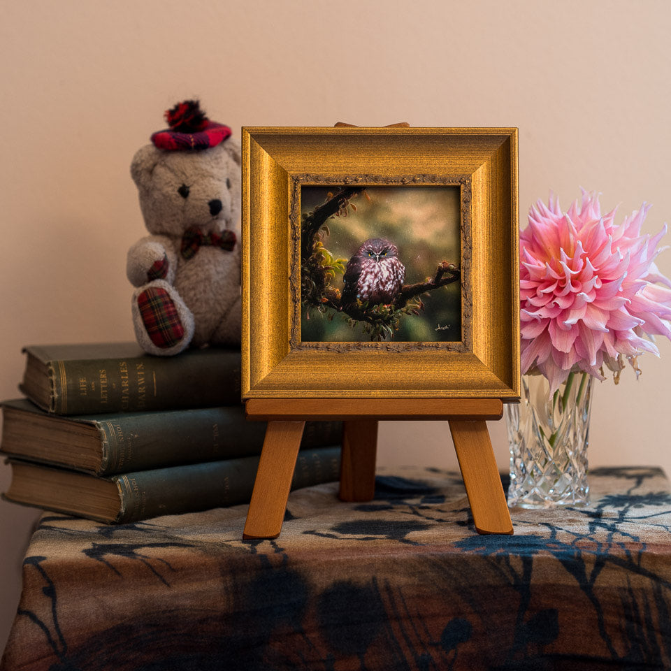 Photo of the framed TinyArt print