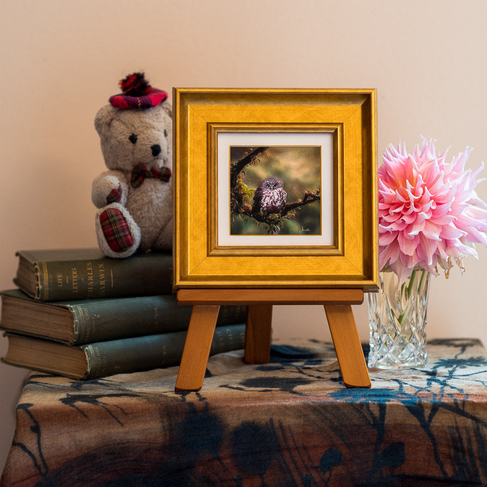 Photo of the framed TinyArt print