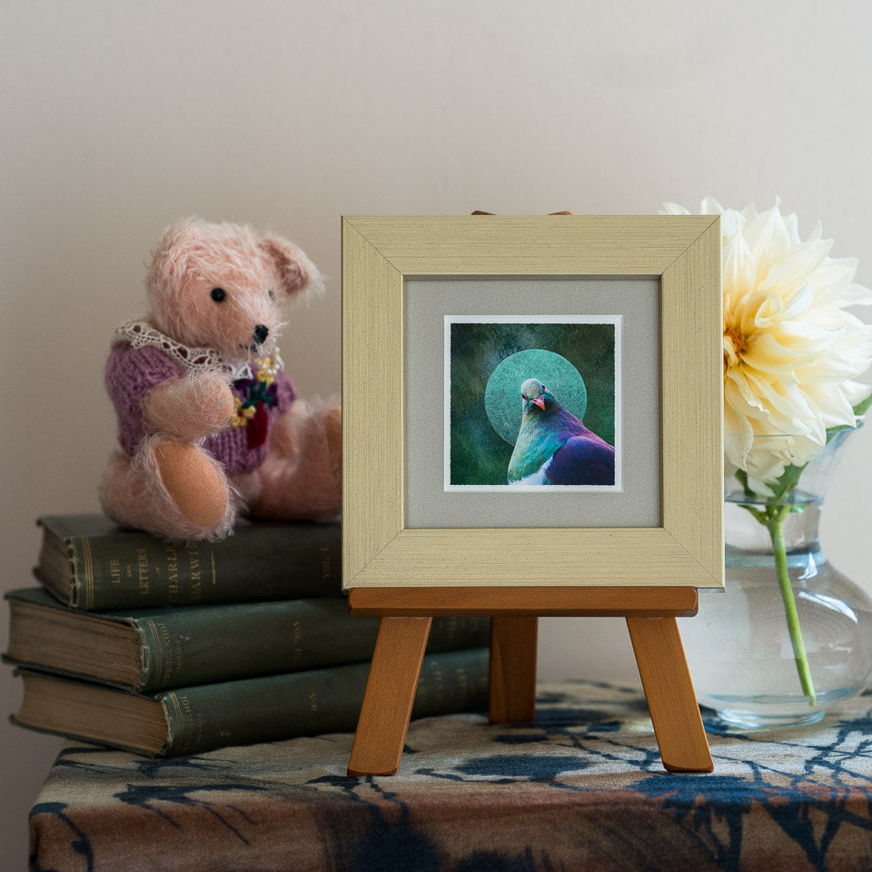 Photo of the framed TinyArt print