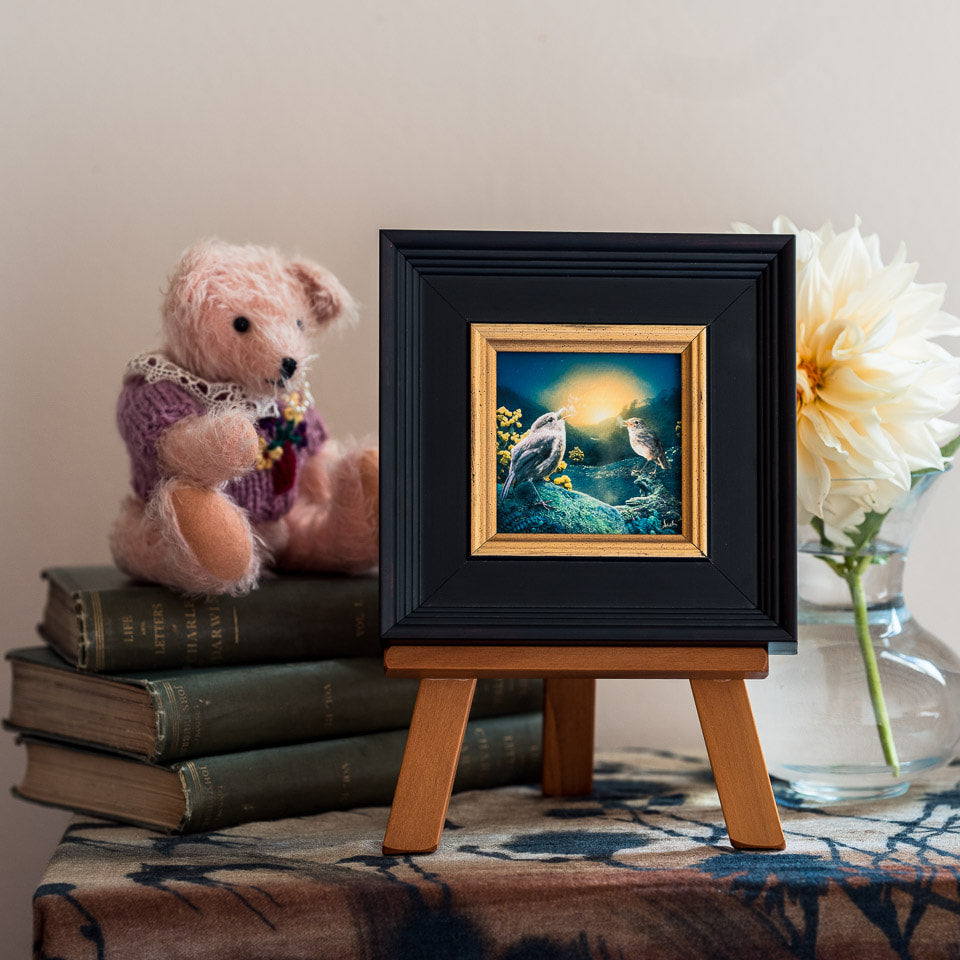 Photo of the framed TinyArt print