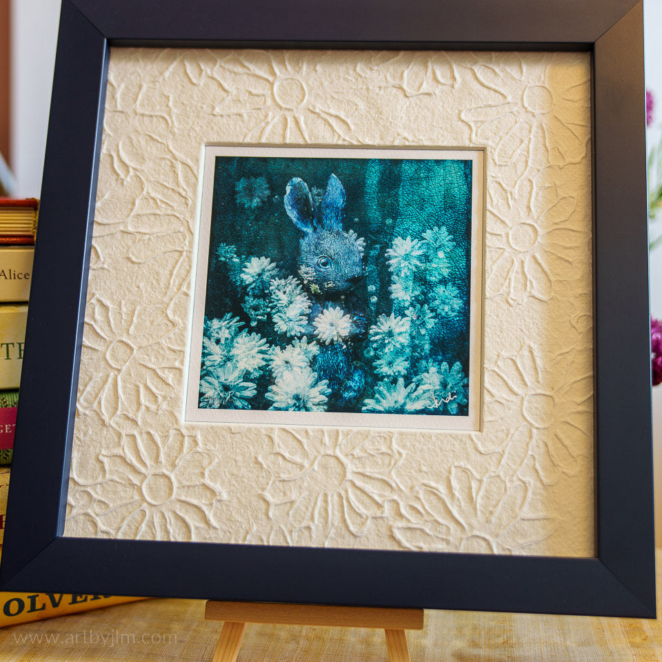 Photo of the framed TinyArt print