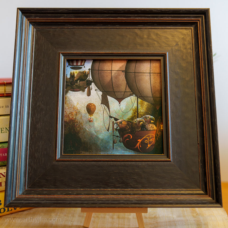 Photo of the framed TinyArt print