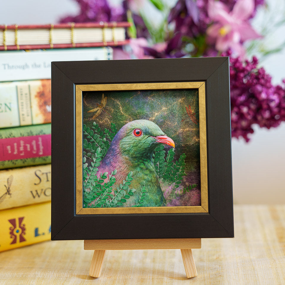 Photo of the framed TinyArt print