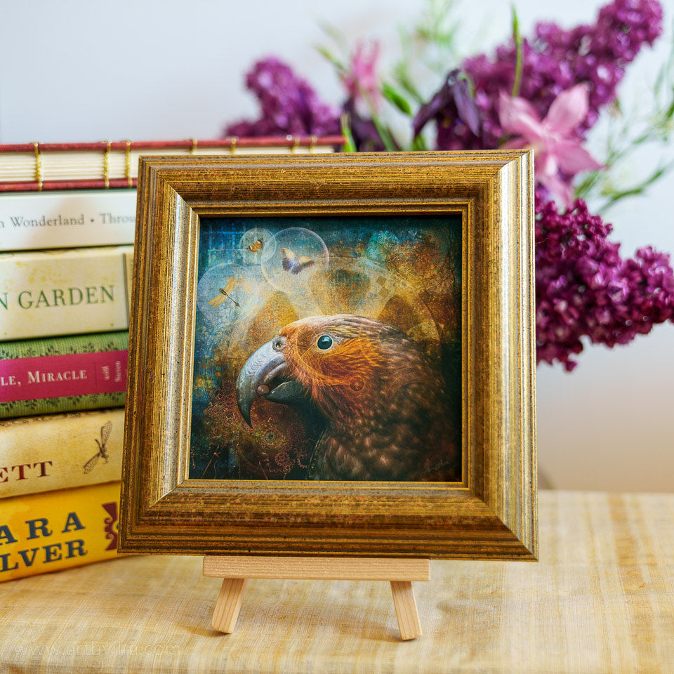 Photo of the framed TinyArt print
