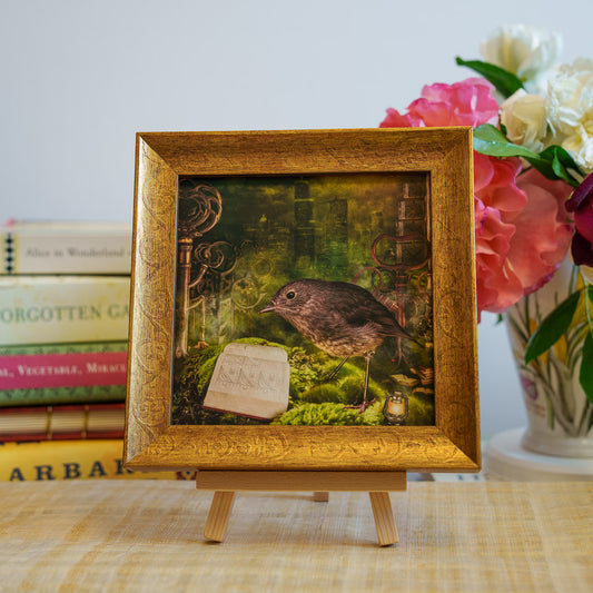Photo of the framed TinyArt print