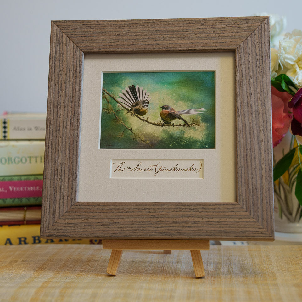 Photo of the framed TinyArt print